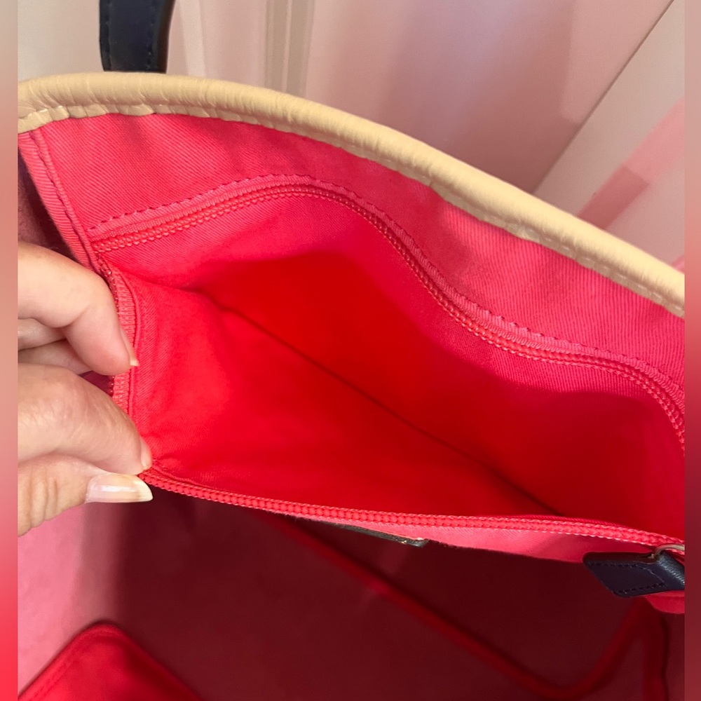 Coach Park Metro leather tote pomegranate pink EUC - Picture 11 of 16